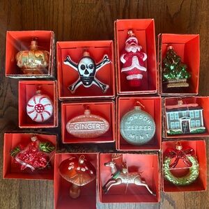 Lot 12 John Derian Ornaments